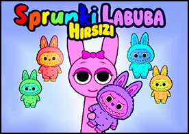 Fizik tabanlı bu oyunda Pembe Sprunki olarak Labubu'ları kaçırıp yeşil alana götürün
