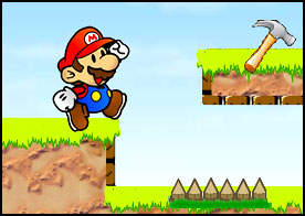 Süper Mario'a macera dolu yolda yardımcı ol çıkışa ulaşmasını sağla