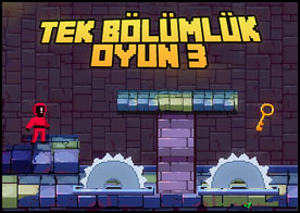 Çöp adamımız sivri uçlarla dolu platformlu altın anahtarlı ve parmaklıklı bir kapısı olan bir odada kapalı kalmış durumda