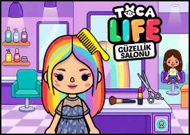 Toca Life Güzellik Salonu ile büyüleyici makyaj ve moda dünyasına adım atın Toca Boca kızına ve arkadaşlarına muhteşem stiller, makyajlar ve saç stilleri hazırlayın - 11