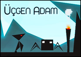 Üçgen adam oradan kurtulup bu geometrik dünyadan kurtulmak istiyor
