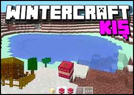 Minecraft severler için efsanevi minecraft dünyasında geçen bu sefer kış temalı bir macera oyunu