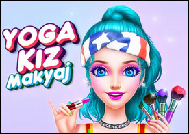 Yoga yapmayı seven güzel kıza hazırlanmasında yardımcı ol