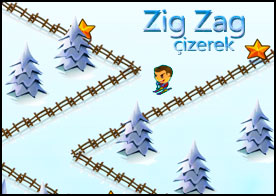 Kayak pistinde zigzak çizerek ilerle engellere çarpmadan parkurları tamamlamaya çalış