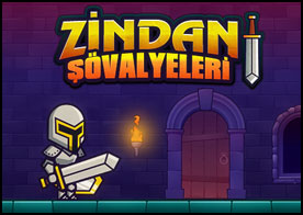 Cesur bir şövalye olarak zindandaki çeşitli düşmanlarla savaşın